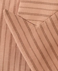 Selection Mango Women's Cropped Striped Linen Blazer