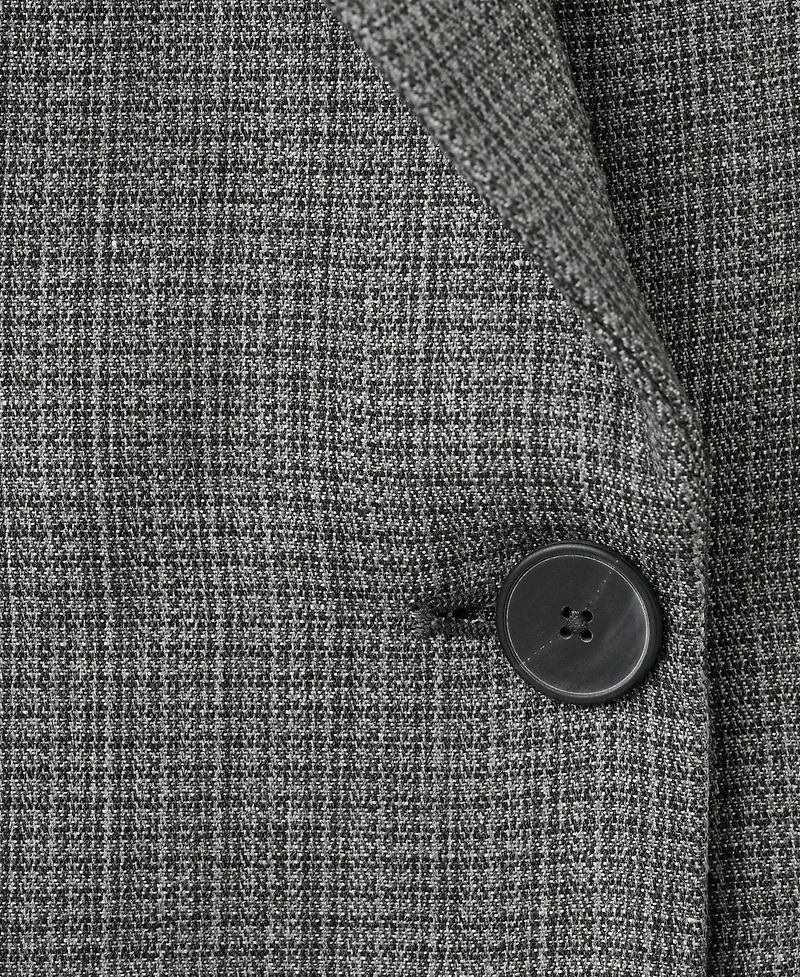 Selection Mango Women's Herringbone Double-Breasted Suit Blazer