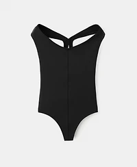 Selection Mango Women's Open Back Fitted Bodysuit