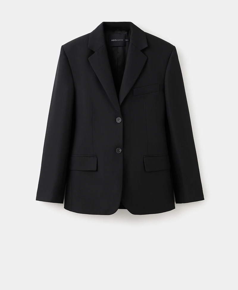 Selection Mango Women's Fitted Suit Blazer