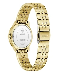 Guess Women's Glitz Gold-Tone Stainless Steel Analog Watch, 32mm