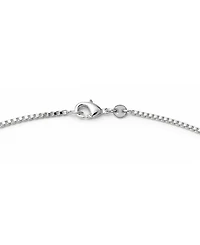 And Now This Silver Plated Box Link 18" Chain Necklace