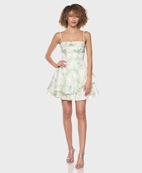 B Darlin Juniors' Sleeveless Square Neck Mini Dress