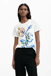Desigual Women's Garden Flowers T-Shirt