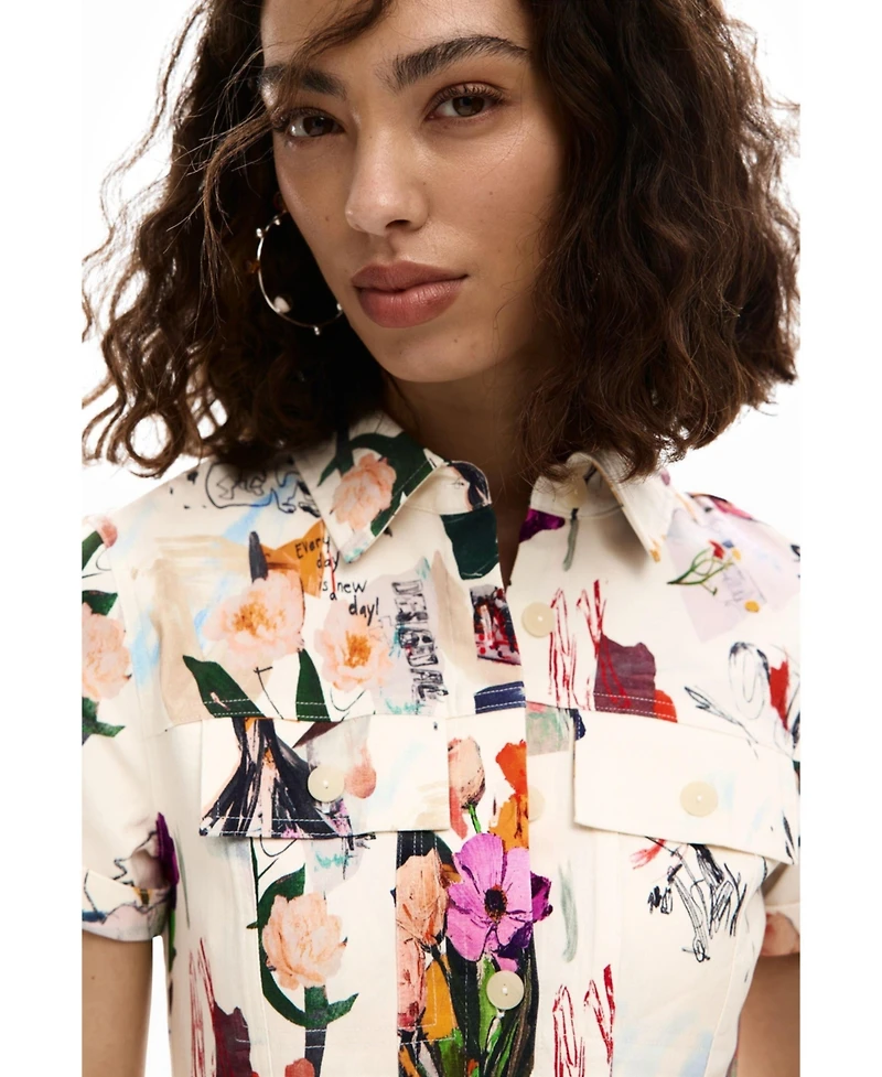 Desigual Women's Short collage dress