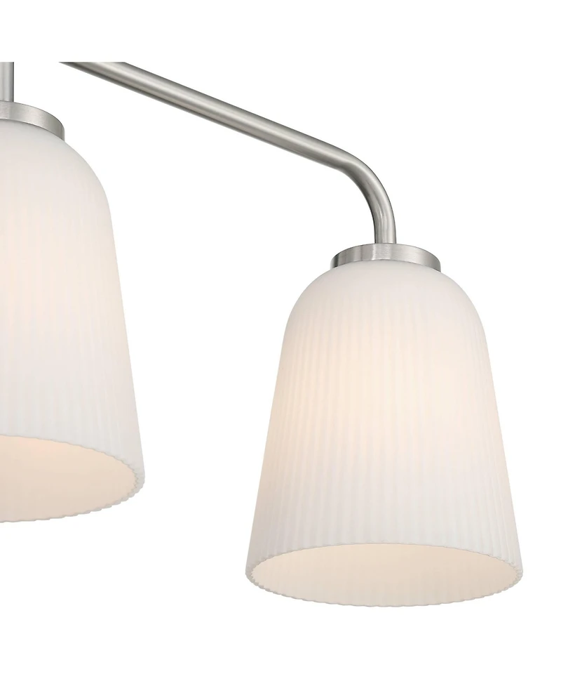 Possini Euro Design Possini Euro Bouchard 24"W Brushed Nickel 3-Light Bath Vanity Light