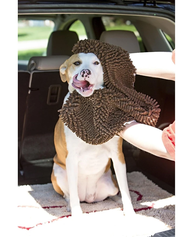 Aronkl Ultra Absorbent Microfiber Dog Towel with Hand Pockets Quick Dry Machine Washable for Wet Dogs Muddy Paws