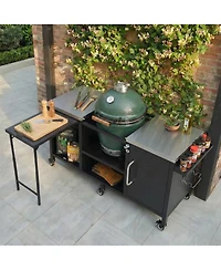Streamdale Furniture Large Grill Table for Big Green Egg and Kamado Joe