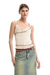 Desigual Women's Layered Trimmed T-Shirt