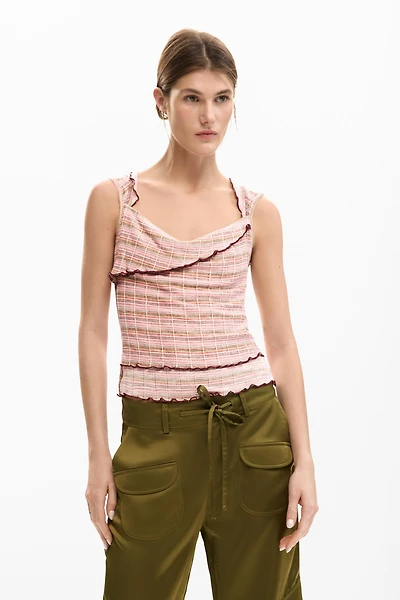 Desigual Women's Layered Trimmed T-Shirt