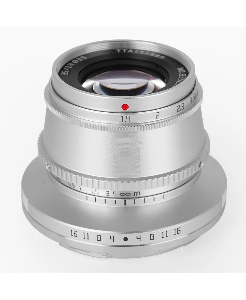 TTArtisan 35mm f/1.4 Lens for Sony E, Silver
