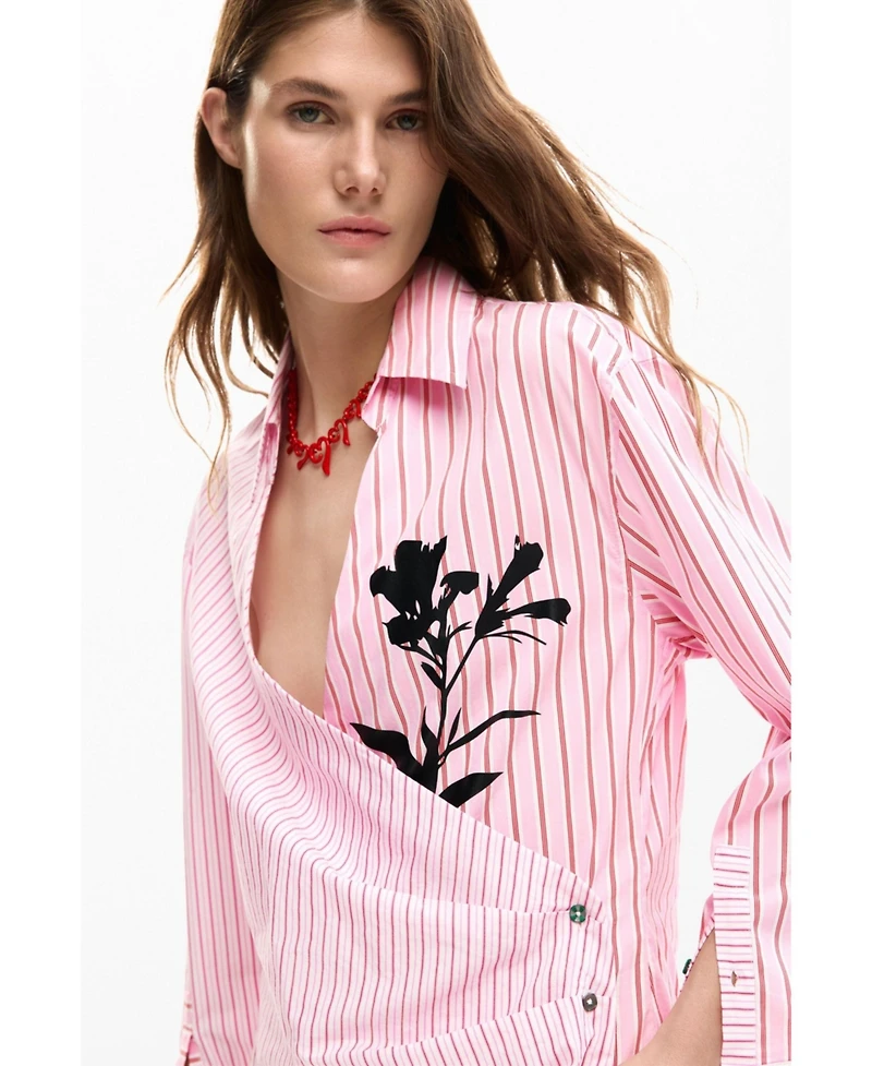 Desigual Women's Poplin Shirt Dress