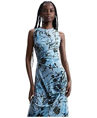 Desigual Women's Flocked midi dress