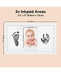 Inkless Baby Hand And Footprint Kit Frame, Mess Free Picture Frame for Newborn