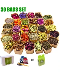 Gnuadz Dried Flowers Diy Craft Set, 30 Piece
