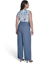 Calvin Klein Plus Modern Fit High-Waist Pants