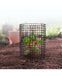 Sugift Plant Protector, 6 Pack, Chicken Wire Cages for Outdoor Plants, 12.6" Dia