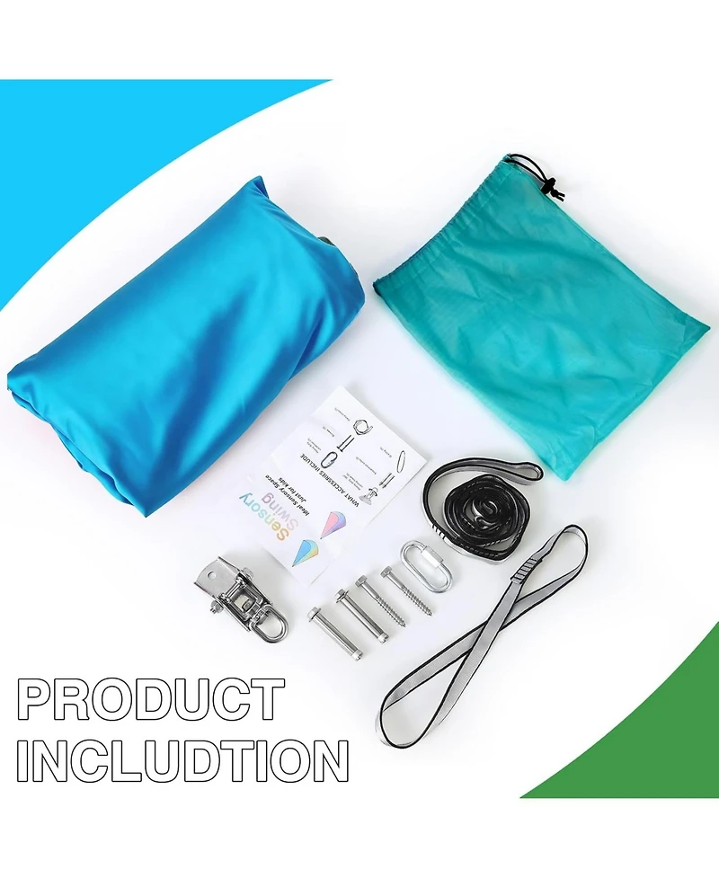 gaomon Sensory Swing for Kids Indoor Outdoor, Calming Cocoon Therapy Swing