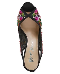 Betsey Johnson Women's Gerri Slingback Evening Sandals