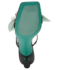 Betsey Johnson Women's Wells Floral Slide Dress Sandals