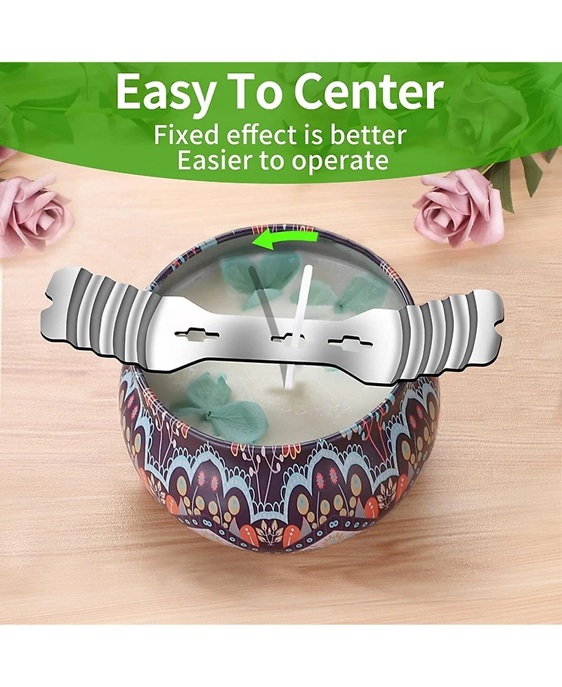 Gnuadz Metal Candle Wick Holders 10 Pack