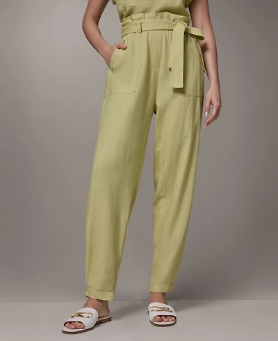Donna Karan New York Women's Belted Wide Cuff Pants
