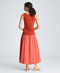 Kenneth Cole Women's Sleeveless Tank Midi Dress