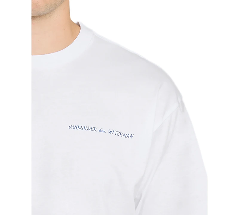 Quiksilver Waterman Men's Short-Sleeve Angler T-Shirt