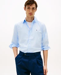 Tommy Hilfiger Men's Regular-Fit Stretch Poplin Button-Down Shirt