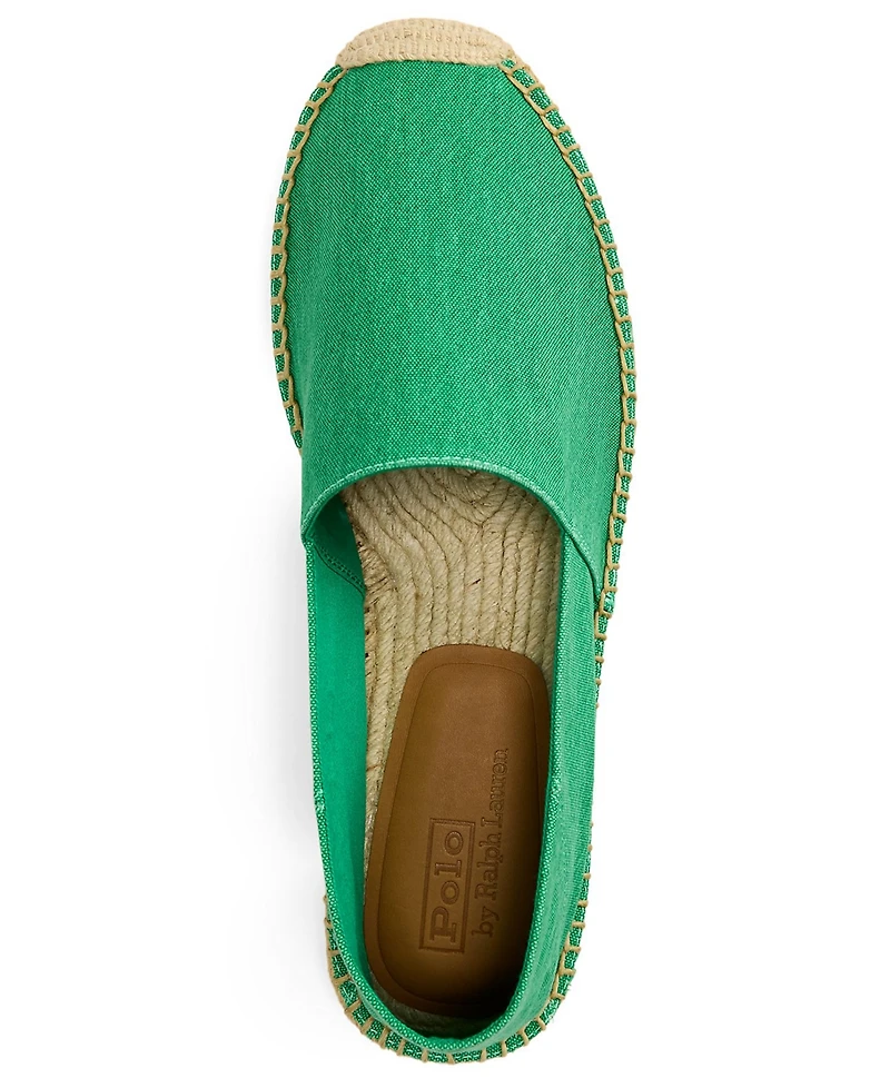 Polo Ralph Lauren Men's Cevio Washed Canvas Espadrille Flats