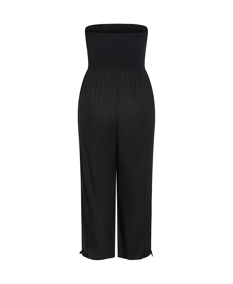 City Chic Women's Ally Strapless Jumpsuit