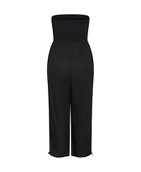 City Chic Women's Ally Strapless Jumpsuit