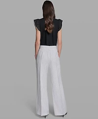 Karl Lagerfeld Paris Women's Striped Sailor Pants