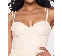 B Darlin Juniors' Sweetheart Neck Mini Dress