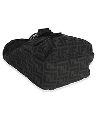 Pre-Owned Fendi Black Zucca Canvas Small Fendiness Crossbody Bag