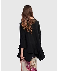 Alembika Women's Marielle Flounce Top