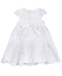 Rare Editions Baby Girls' Cap Sleeve Dress with Headband