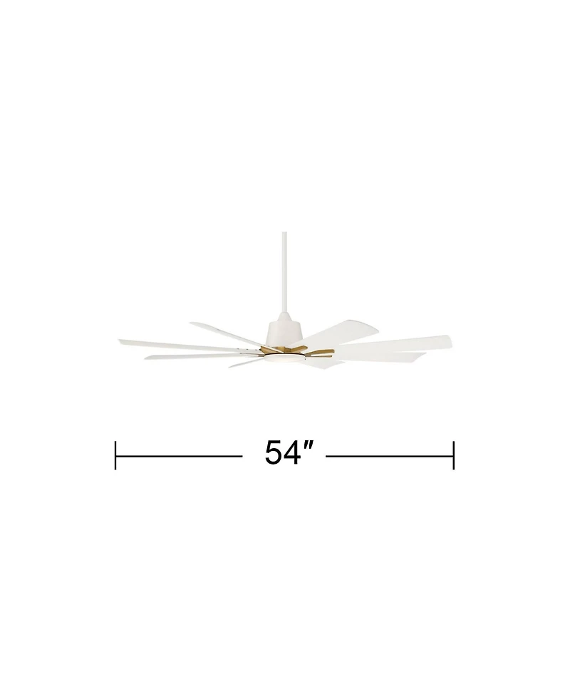 Casa Vieja Hermosa Wind Led Damp Ceiling Fan