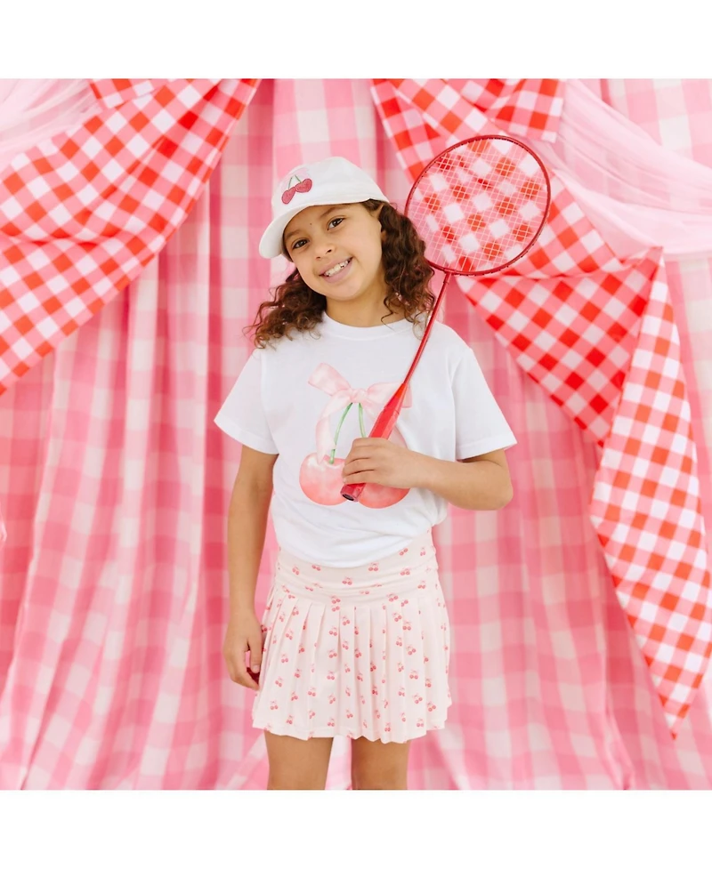 Sweet Wink Little Girls Cherry Cute Short Sleeve T-Shirt