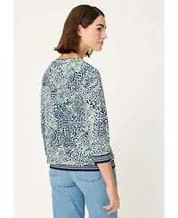 Olsen Women's Animal Placement Print T-Shirt