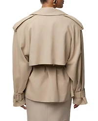 Jluxlabel Women's Classic Oversized Trench