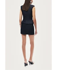 Nocturne Women's Sleeveless Tailored Mini Dress