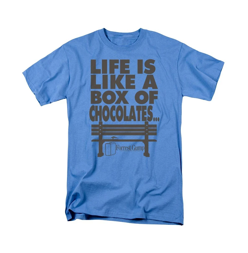 Logovision Men's Forrest Gump Life T-Shirt