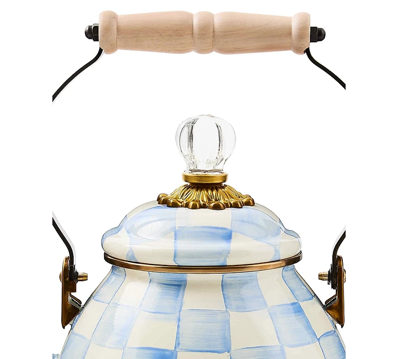 MacKenzie-Childs Check 2-Quart Tea Kettle