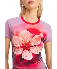 Desigual Women's Floral T-shirt