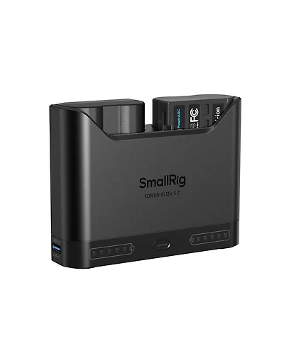 SmallRig 2x En-EL15c 14Wh 7.2V 1940mAh Camera Battery with Dual Charger