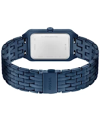 Fossil Women's Raquel Three-Hand Navy Stainless Steel Watch, 26mm