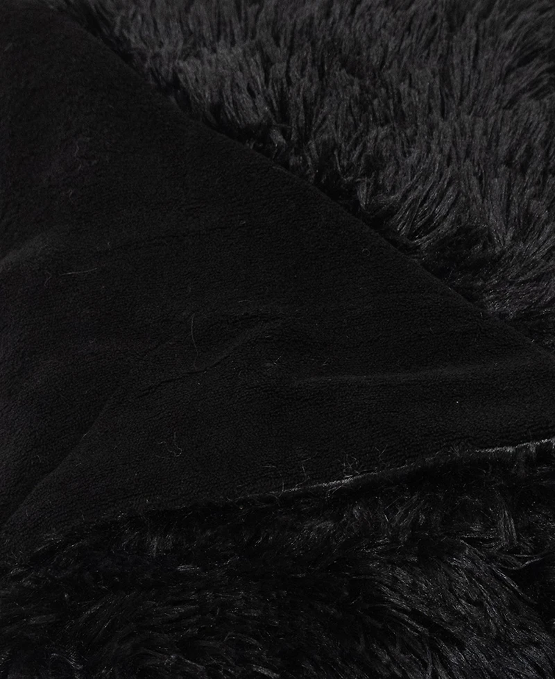 Cheer Collection Ultra Soft Faux Fur to Microplush Reversible Oversized Throw