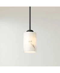 Possini Euro Design Stoker 5" Wide Faux Alabaster Mini Pendant Light