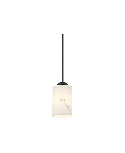 Possini Euro Design Stoker 5" Wide Faux Alabaster Mini Pendant Light